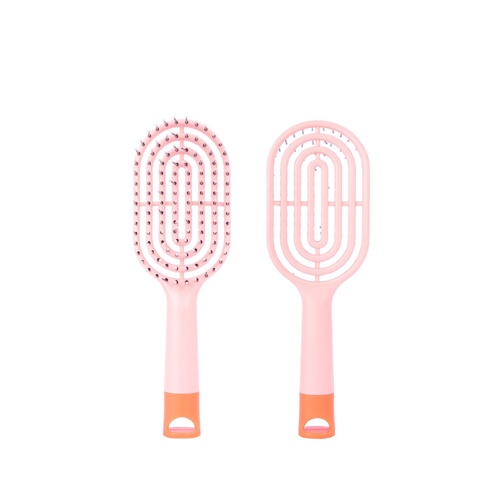 Dechoicelife Unisex (A-Nudepink) Huiyun Tangle Hair Combs Head Scalp Massage Comb Detangler Curly Wet Dry Thick Wavy Straightening Brush Hairbrush Box Accessorie
