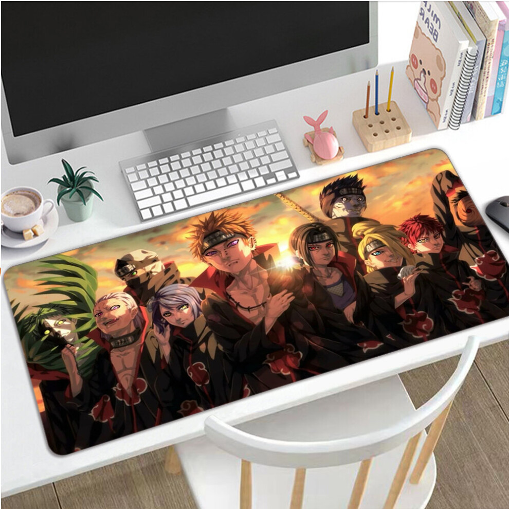 (A-A16 300X800x3mm) Akatsuki Mouse Pad Gaming Mousepad Kisame Hoshigaki Desk Mat Gamer Computer Keyboard Mouse Mats Oversized Xxl Anime Mausepad Lol 4855357815717