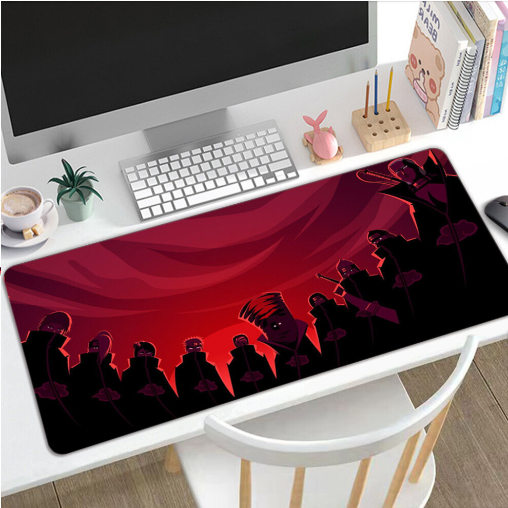 (A-A25 300X800x3mm) Akatsuki Mouse Pad Gaming Mousepad Kisame Hoshigaki Desk Mat Gamer Computer Keyboard Mouse Mats Oversized Xxl Anime Mausepad Lol 4855357816615