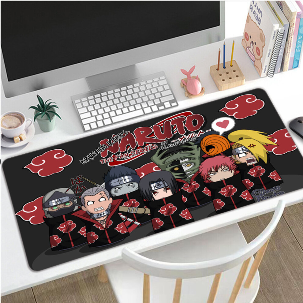(A-A6 300X800x3mm) Akatsuki Mouse Pad Gaming Mousepad Kisame Hoshigaki Desk Mat Gamer Computer Keyboard Mouse Mats Oversized Xxl Anime Mausepad Lol 4855357816974