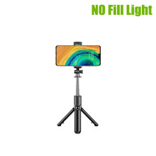 (a-No Light) FGCLSY Wireless Bluetooth Selfie Stick For Mobile phone 360 Degree Stand Mini Tripod For iphone Smartphones Live