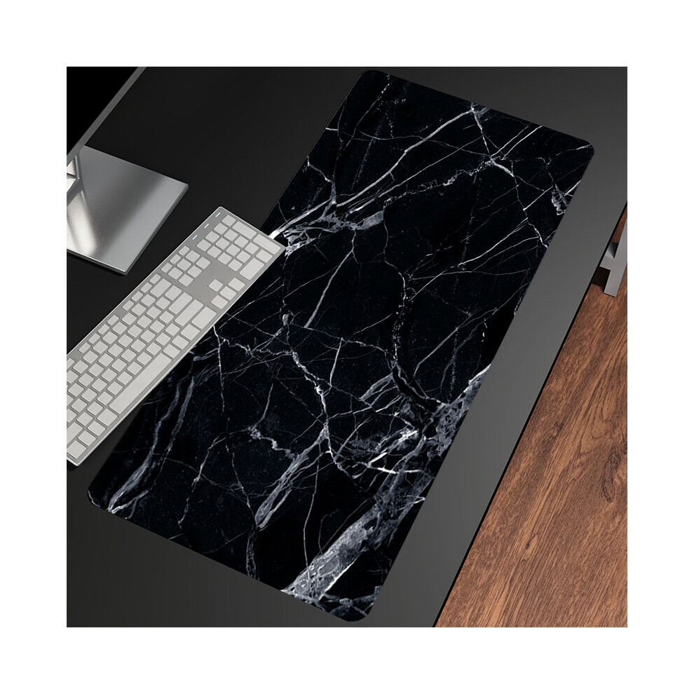 (A-Cn00075 800X400x3mm) Mouse Pad Marble Large Gamer Mousepad Keyboard Mat Xxxl Mouse Mats 31.4X11.8in Rubber Desk Pad Design Desk Rug 4855357785584