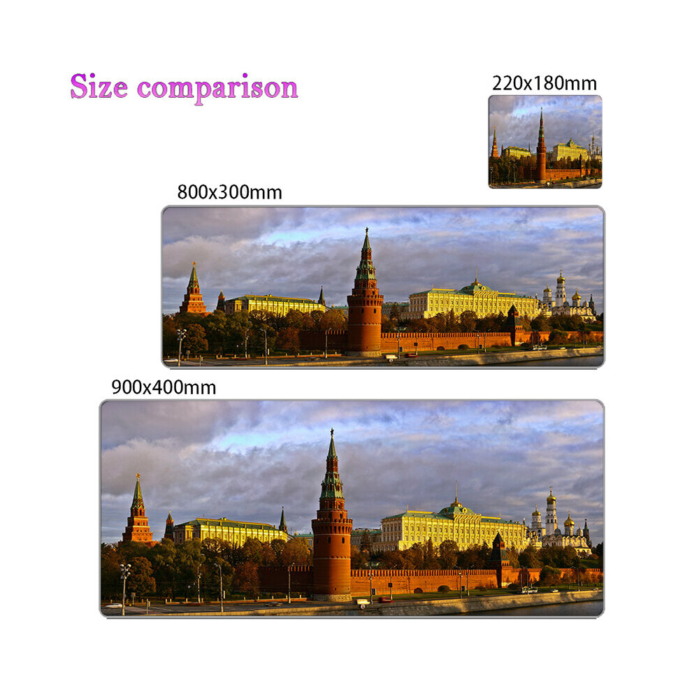 (A-(1) 500X1000x3mm) The Kremlin Moscow Gaming Mouse Pad Professional Esports Game Players Speed Lock Edge Rubber Game Desk Mousepad Keyboard Mat 4855358046615