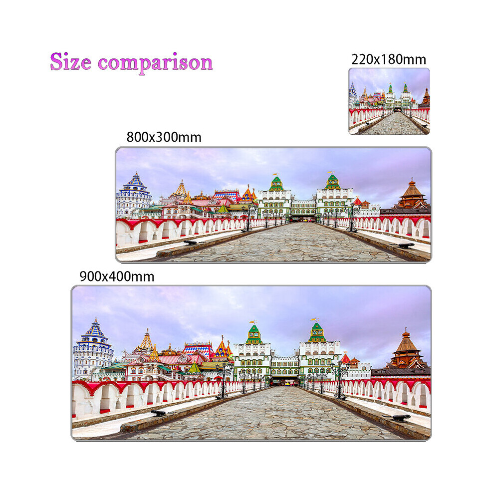 (A-(5) 180X220x2mm) The Kremlin Moscow Gaming Mouse Pad Professional Esports Game Players Speed Lock Edge Rubber Game Desk Mousepad Keyboard Mat 4855358046868
