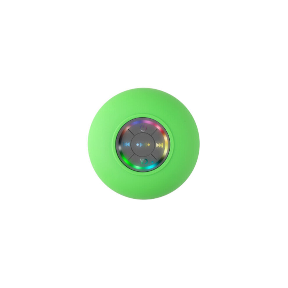 (A-) Mini Bluetooth Speaker Waterproof Bathroom Audio Wireless Shower Speakers Rgb For Phone Soundbar Hand Free Car Loudspeaker Green/Light 4851195409354