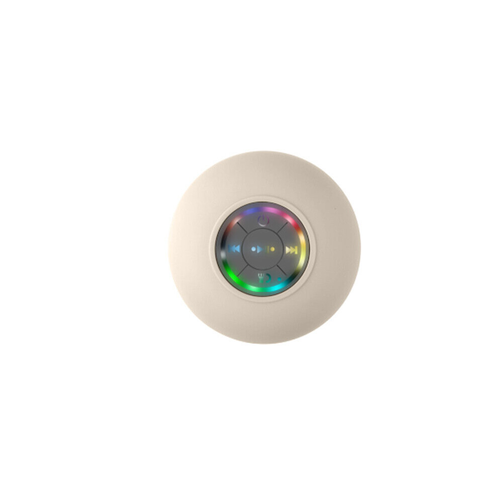 (A-) Mini Bluetooth Speaker Waterproof Bathroom Audio Wireless Shower Speakers Rgb For Phone Soundbar Hand Free Car Loudspeaker Beige/Light 4851195409316