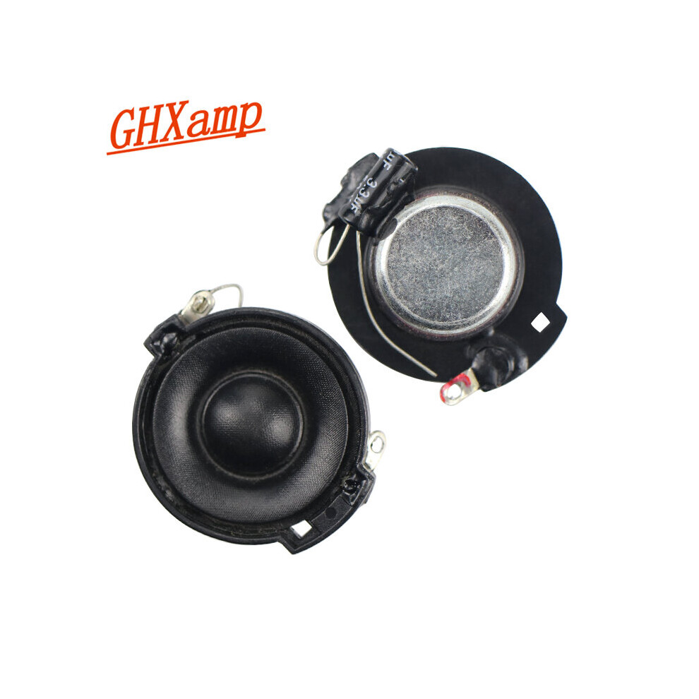 Ghxamp 32Mm Silk Film Treble Speaker Mini Tweeter Loudspeaker Cone Basin Neodymium Dual Magnetic 8Ohms 10W 2Pcs 4851195404151