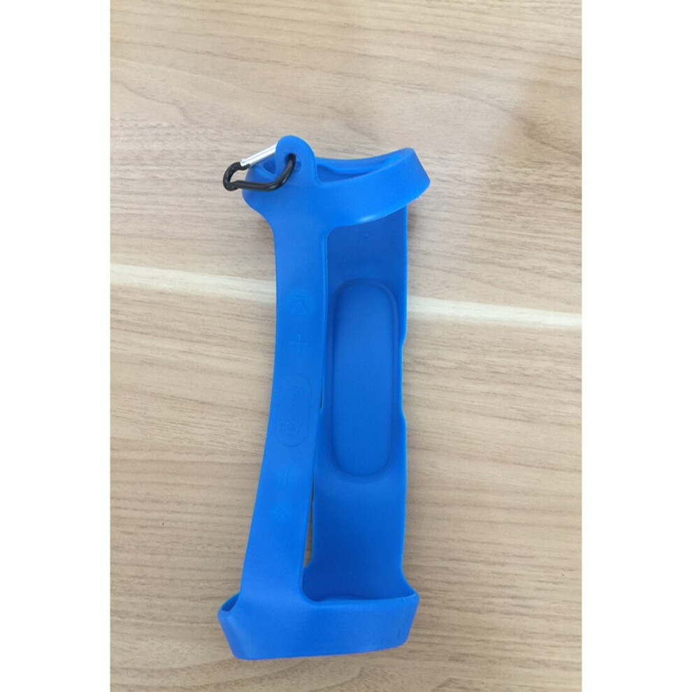 (A-) New Various Colors Columnar Tooth Speaker Case For Jbl Charge3 Tooth Speaker Portable Mountaineering Silicone Case Blue 4851195400696