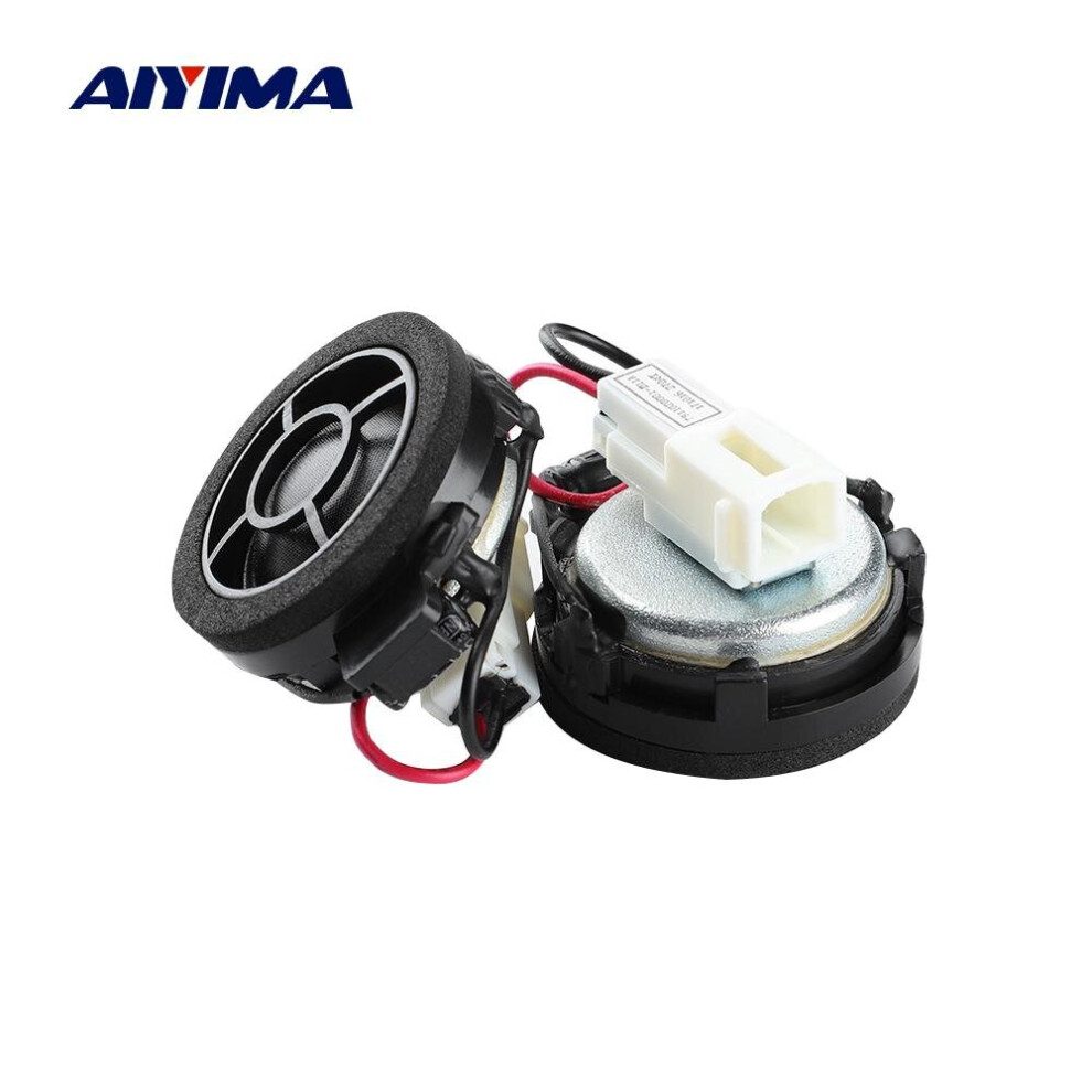Aiyima 2Pcs 1.5 Inch Audio Tweeter Speakers 4 Ohm 25W Silk Film Neodymium Loudspeaker Treble Speaker With Protect Cover 4851195409033
