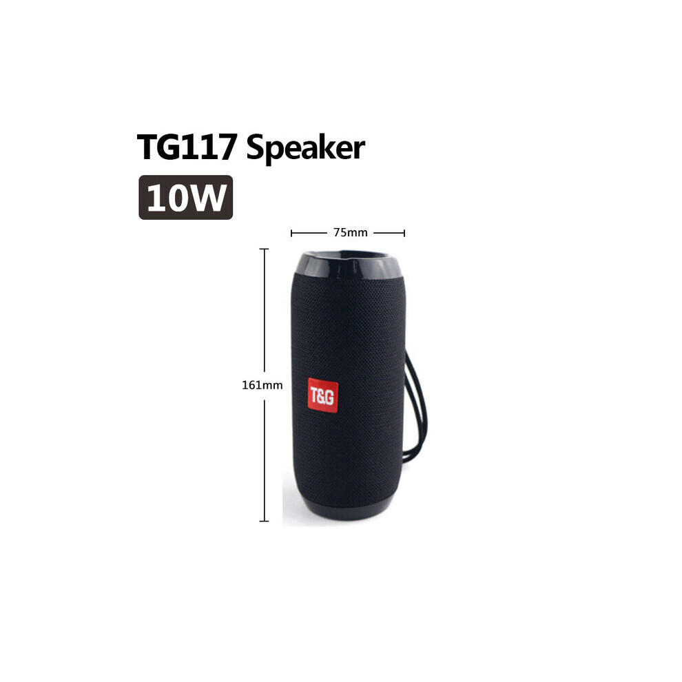(A-Tg117 ) Bluetooth Speaker Column Music Center Wireless Portable Soundbar Stereo Subwoofer Fm Radio Usb Speaker For Pc Computer Subwoofer Black 4851195394971