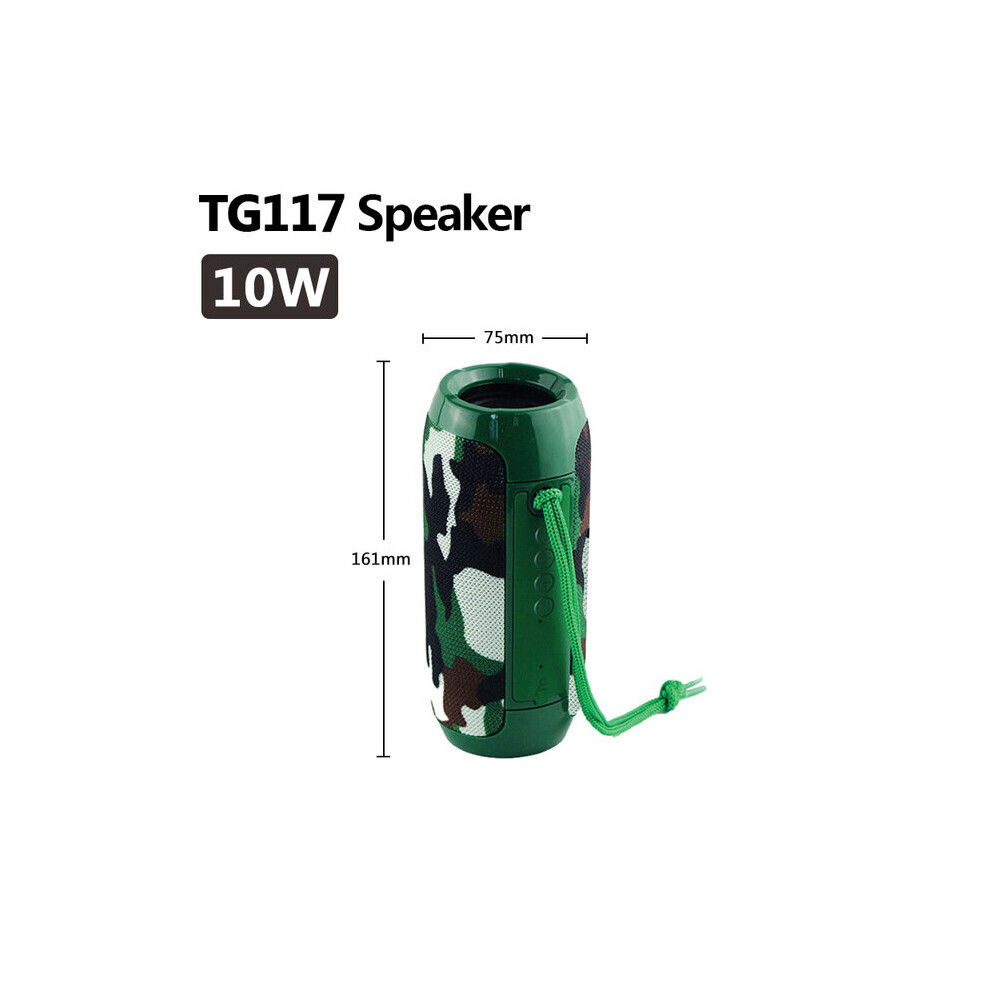 (A-Tg117 Camouflage) Bluetooth Speaker Column Music Center Wireless Portable Soundbar Stereo Subwoofer Fm Radio Usb Speaker For Pc Computer Subwoofer 4851195394995