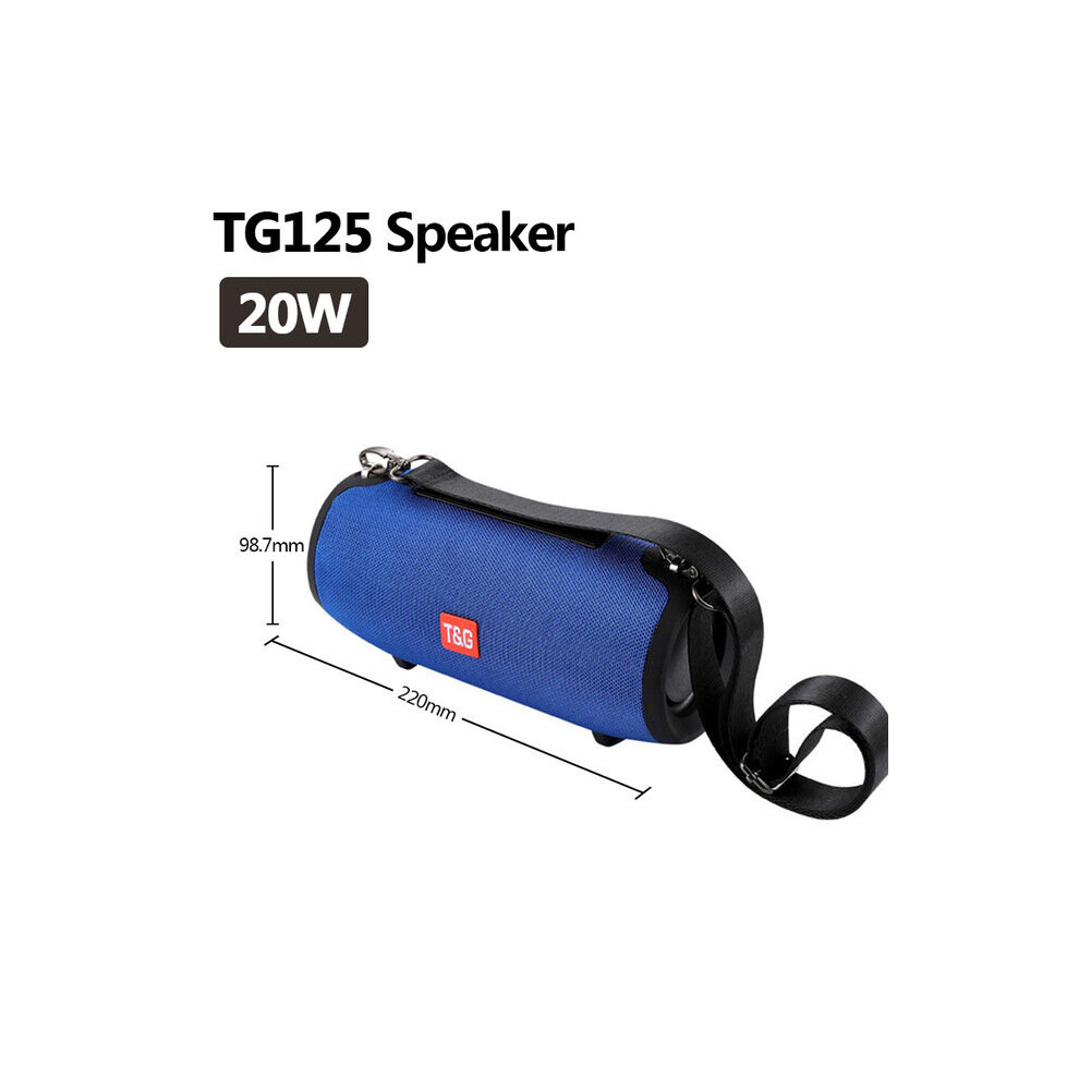 (A-Tg125 ) Tooth Speaker Column Music Center Wireless Portable Soundbar Stereo Subwoofer Fm Radio Usb Speaker For Pc Computer Subwoofer Blue 4851195395046