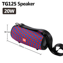 (a-TG125 yellow blue) Bluetooth Speaker column music center Wireless portable soundbar stereo subwoofer FM radio USB speaker for PC computer subwoofer