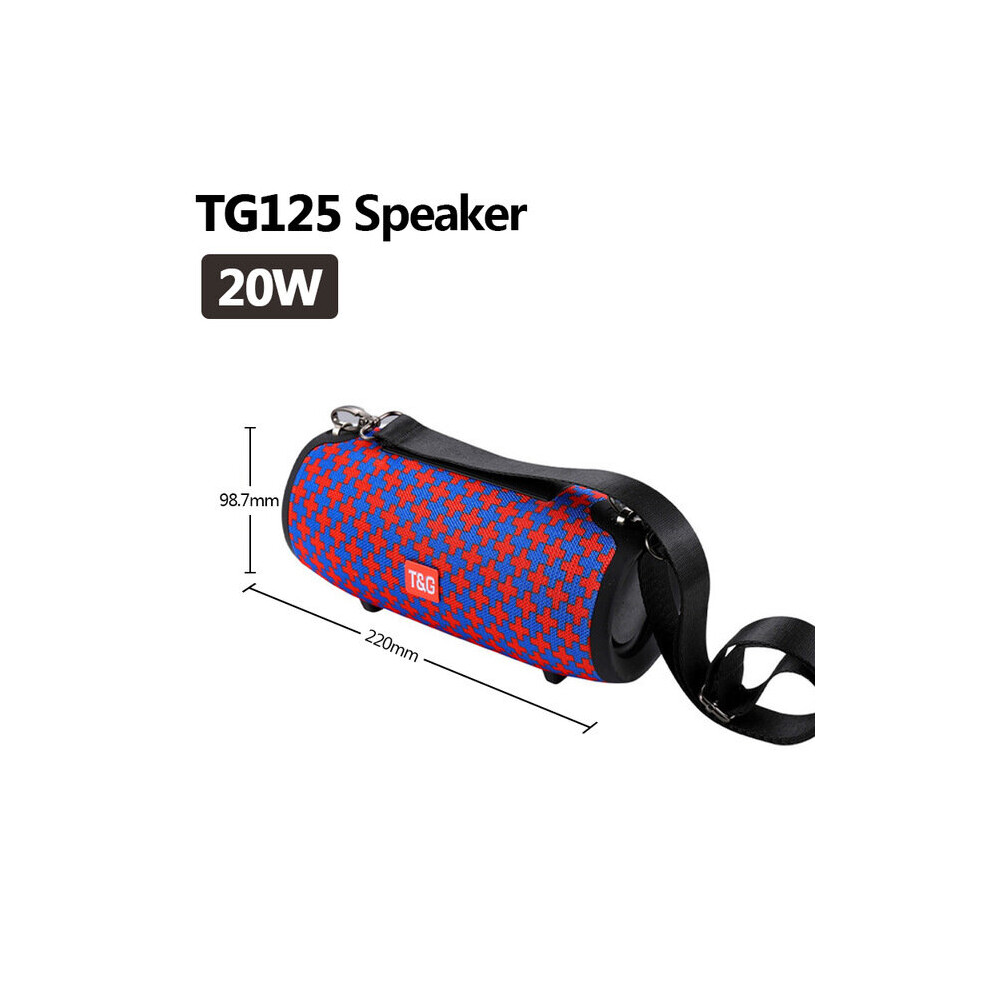 (A-Tg125 Blue) Bluetooth Speaker Column Music Center Wireless Portable Soundbar Stereo Subwoofer Fm Radio Usb Speaker For Pc Computer Subwoofer Yellow/Blue 4851195395077