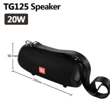 (a-TG125 black) Bluetooth Speaker column music center Wireless portable soundbar stereo subwoofer FM radio USB speaker for PC computer subwoofer