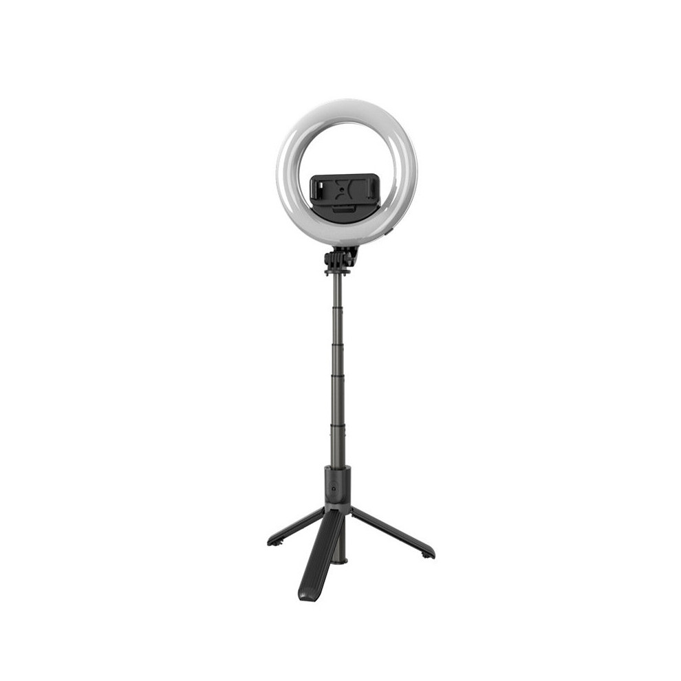 (A-L07) Tripod Selfie Stick With Led Ring Gimbal Stabilizer For Phone Camera Smartphone Mobile Cell Holder Stand Bluetooth Monopod Light 4855008114664
