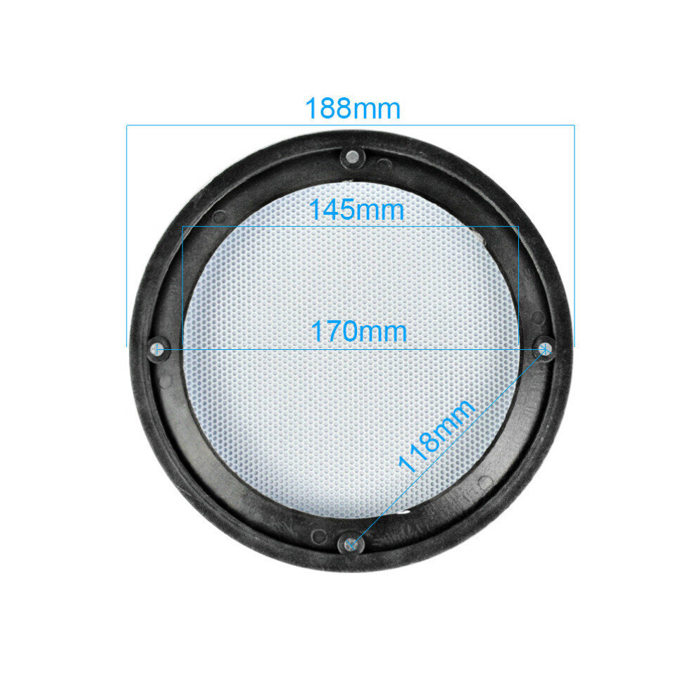 (A-6.5 Inch) Aiyima 2Pcs Audio Speakers Column Altavoz Prtatil Protective Cover 4/5/6.5 Inch Protective Mesh Net Grille Diy For Car Speaker 4851195411968