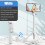 (a-003) 2023 NEW Bluetooth Wireless Selfie Stick Mini Tripod Extendable Monopod with fill light Remote shutter For IOS Android phone 1