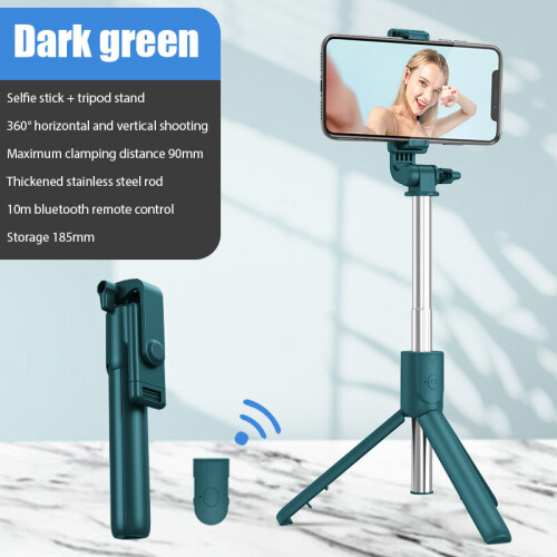 (a-001) 2023 NEW Bluetooth Wireless Selfie Stick Mini Tripod Extendable Monopod with fill light Remote shutter For IOS Android phone