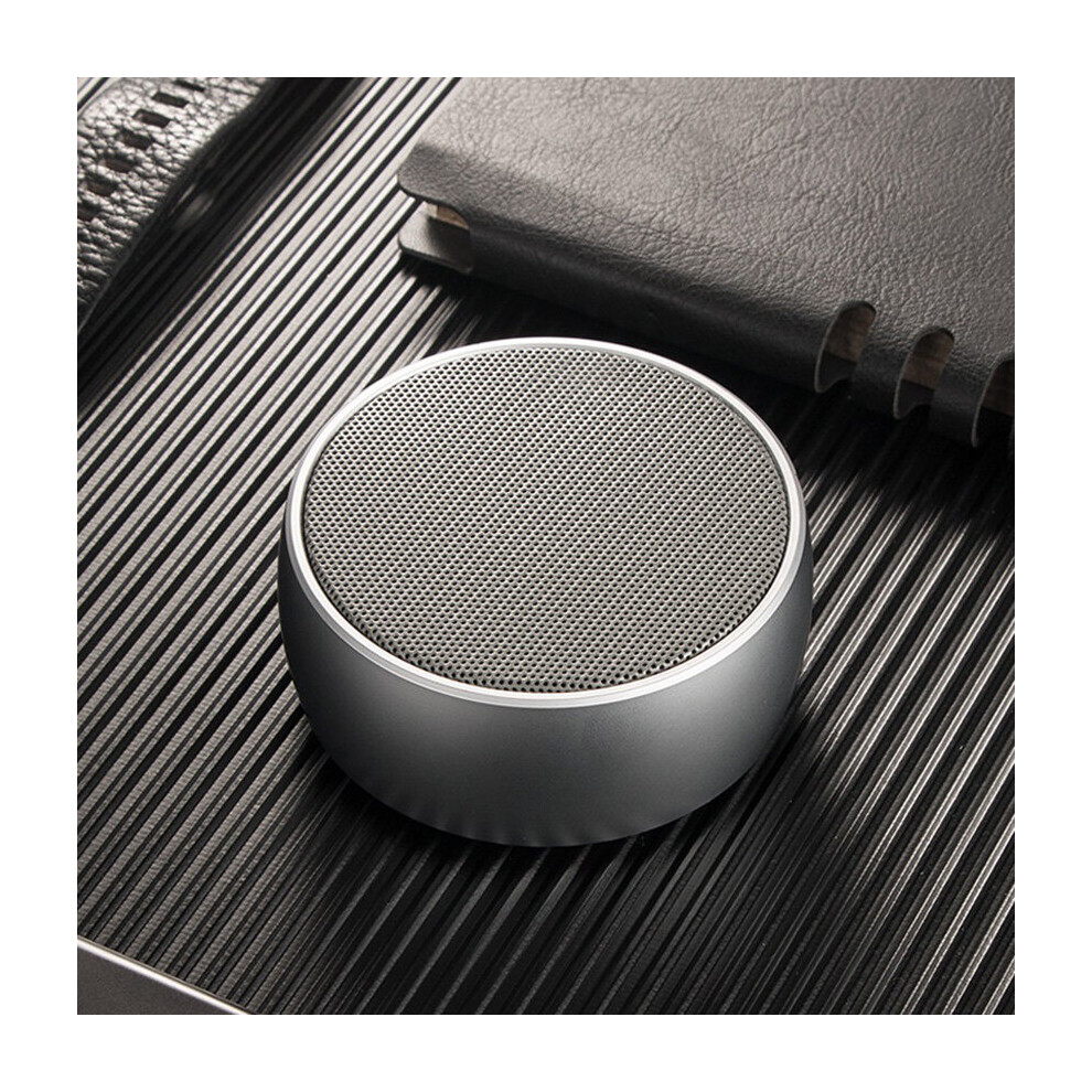 (A-) Aimitek Tws Mini Portable Bluetooth Speaker Stereo True Wireless Wired Aux Subwoofer Tf Card Mp3 Player With Mic For Smartphones Gray 4851195409279
