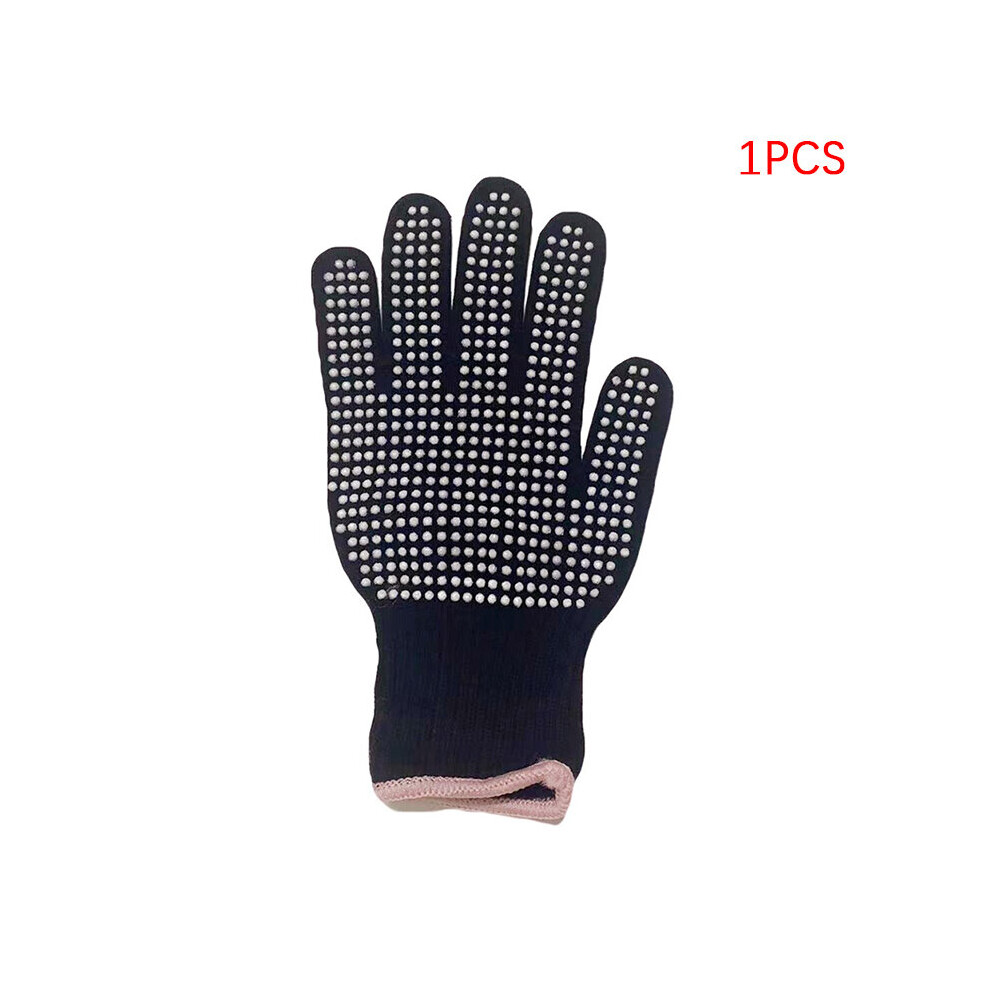 Photos - Hair Pin / Headband / Elastic Hair Tie  1Pcs Double-sided Hair Straightener Perm Curling Hairdressing Heat Resistant Finger Glove Hair Salon Thermal Styling G(a-D)