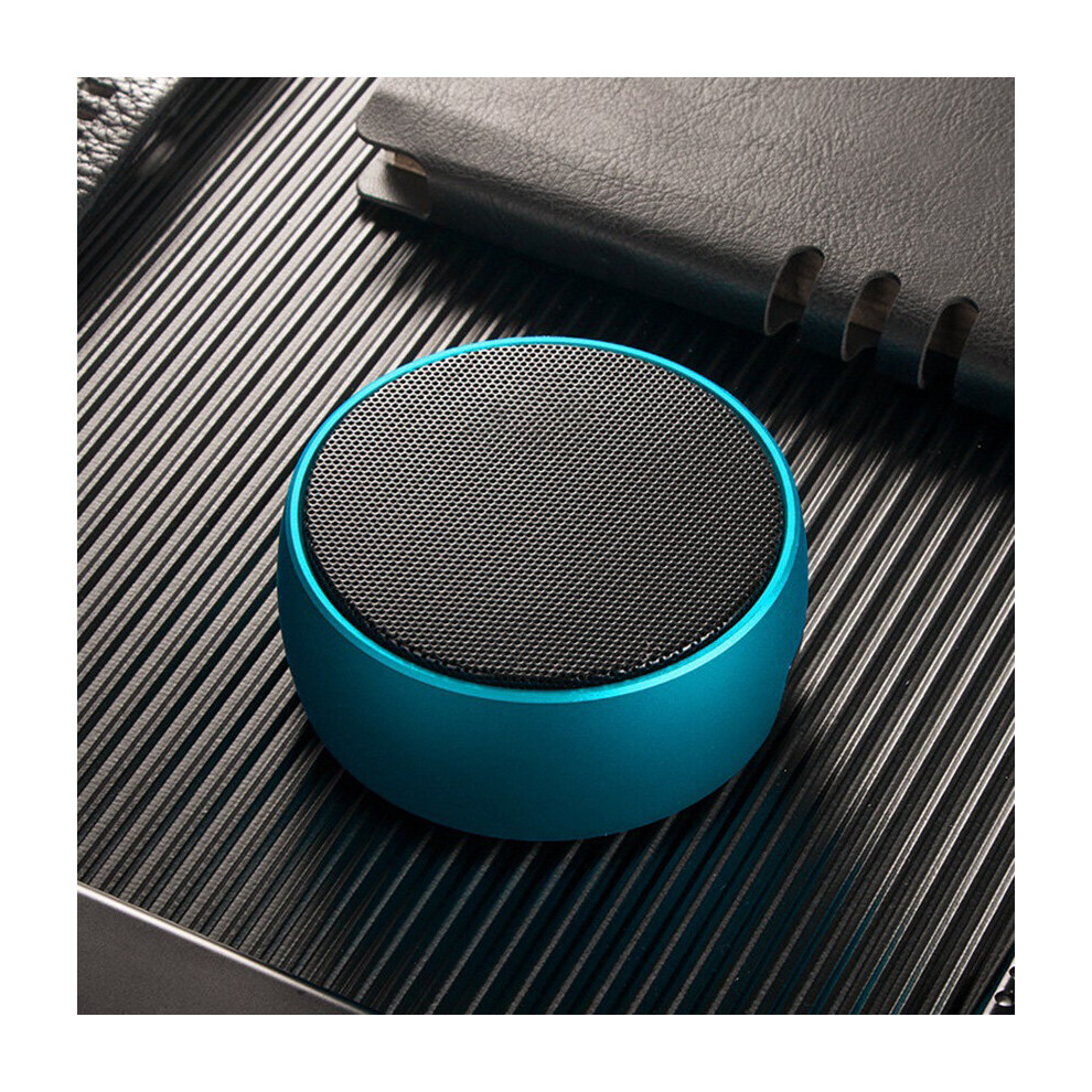 (A-) Aimitek Tws Mini Portable Tooth Speaker Stereo True Wireless Wired Aux Subwoofer Tf Card Mp3 Player With Mic For Smartphones Blue 4851195409255