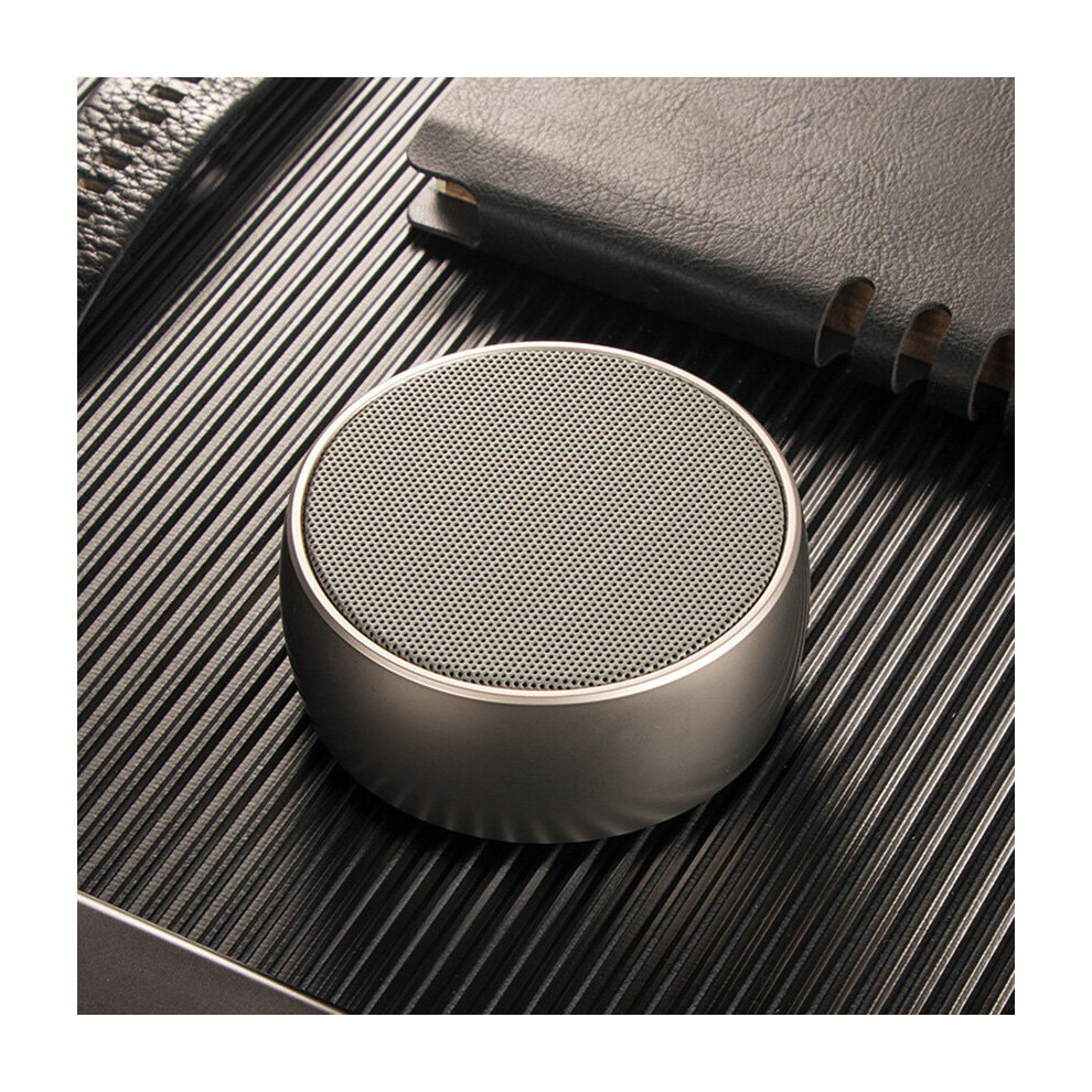 (A-) Aimitek Tws Mini Portable Bluetooth Speaker Stereo True Wireless Wired Aux Subwoofer Tf Card Mp3 Player With Mic For Smartphones Gold 4851195409262