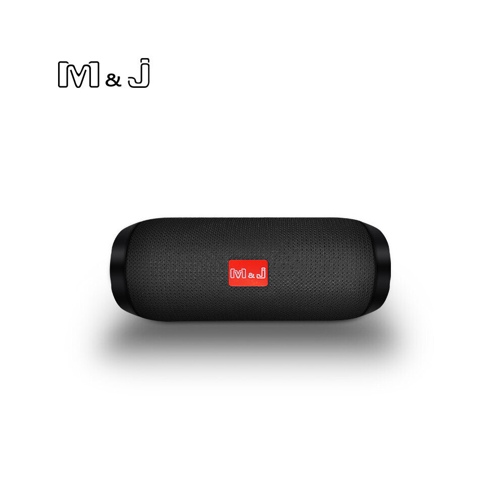 (A-) M&J Tg117 Bluetooth Speaker Wireless Waterproof Portable Outdoor Mini Column Box Parlante Boombox Loudspeaker Aux Tf 10W Speaker Black 4851195407138
