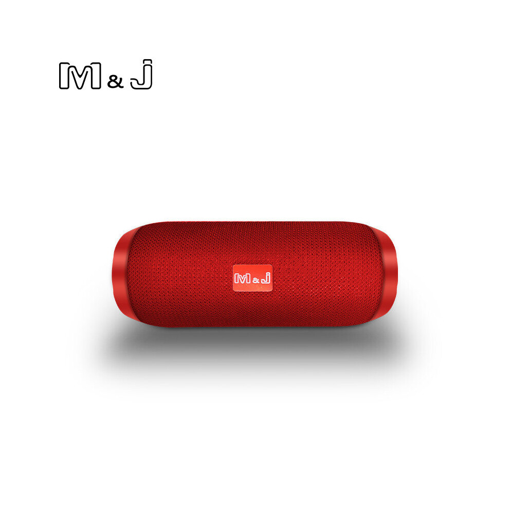 (A-) M&J Tg117 Bluetooth Speaker Wireless Waterproof Portable Outdoor Mini Column Box Parlante Boombox Loudspeaker Aux Tf 10W Speaker Red 4851195407190