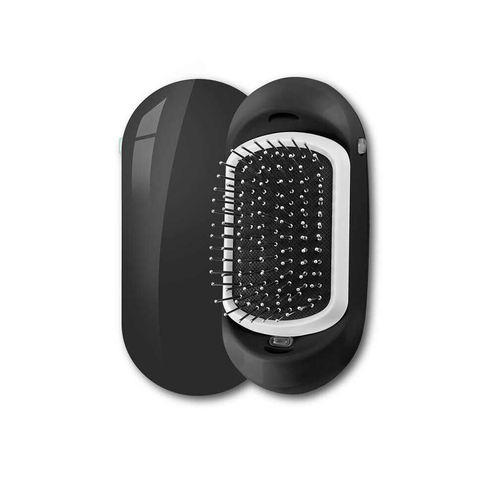 Dechoicelife (A-Balck) Yiber Ionic Hair Brush Scalp Massager Hair Brushes Anti-Frizz Negative Ion Antistatic Comb Straightening Brushes