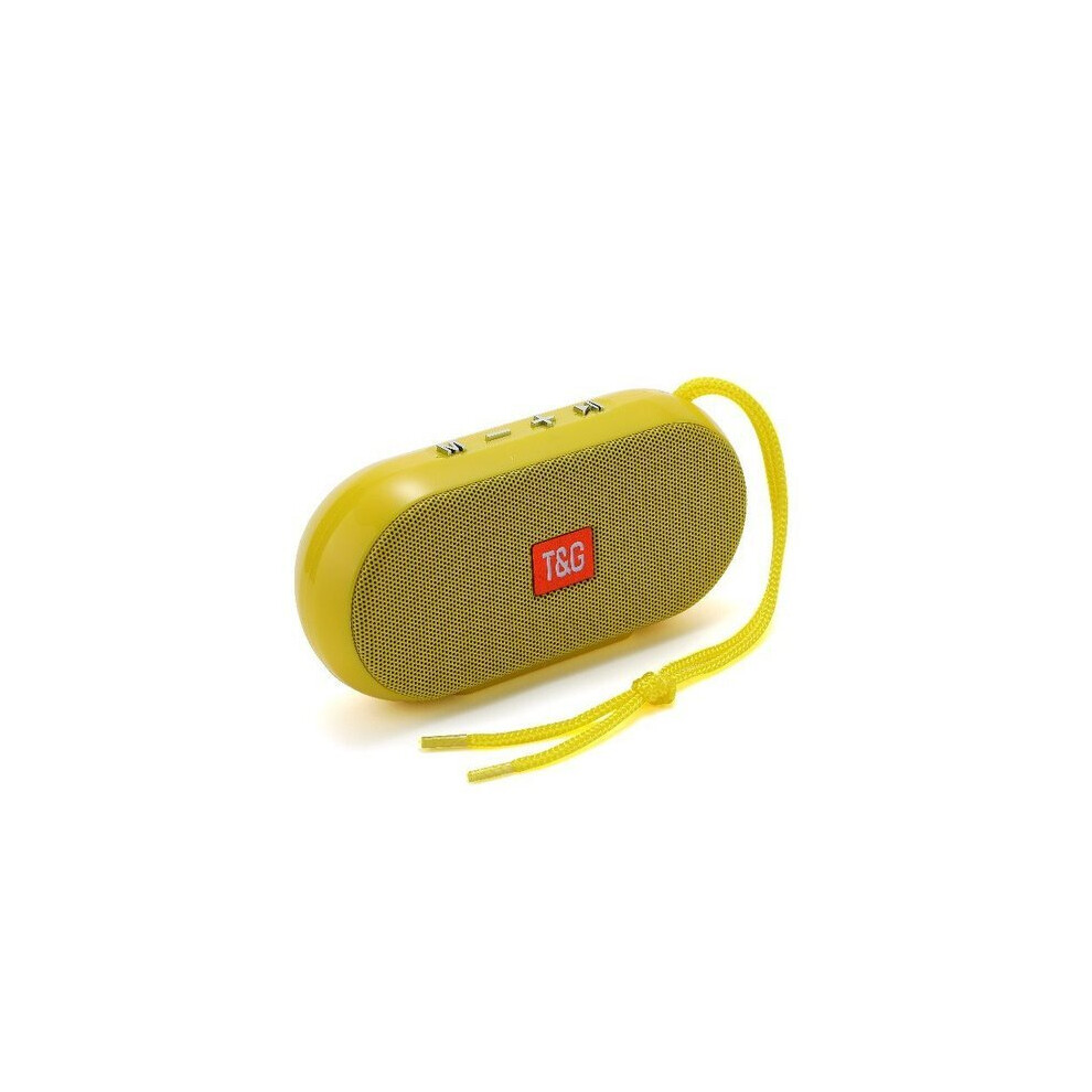 (A-) Tg179 Bluetooth Speakers Portable Soundbar Wireless Subwoofer Tf Card Boombox Usb Aux 6 Hours Music Center Fm Radio For Laptop Yellow 4851195415010