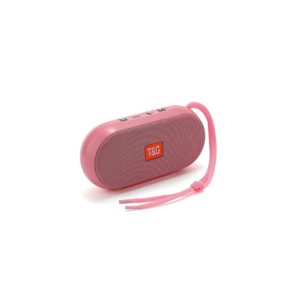 (A-) Tg179 Bluetooth Speakers Portable Soundbar Wireless Subwoofer Tf Card Boombox Usb Aux 6 Hours Music Center Fm Radio For Laptop Pink 4851195414990