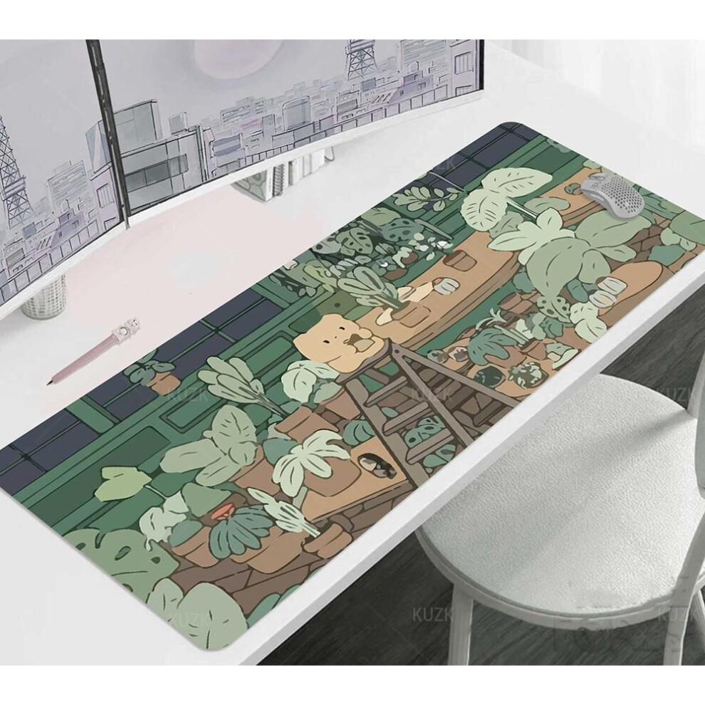 (A-Mp-018-1 400X800x2mm) Japanese Anime Cute Desk Mat Large Gaming Mouse Pad Large Keyboard Mat For Gamers Kawaii Desk Accessories Xxl Anime Mousepad 4855358041573
