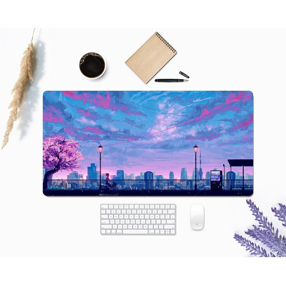 (A-Mp-018-6 400X800x2mm) Japanese Anime Cute Desk Mat Large Gaming Mouse Pad Large Keyboard Mat For Gamers Kawaii Desk Accessories Xxl Anime Mousepad 4855358041924