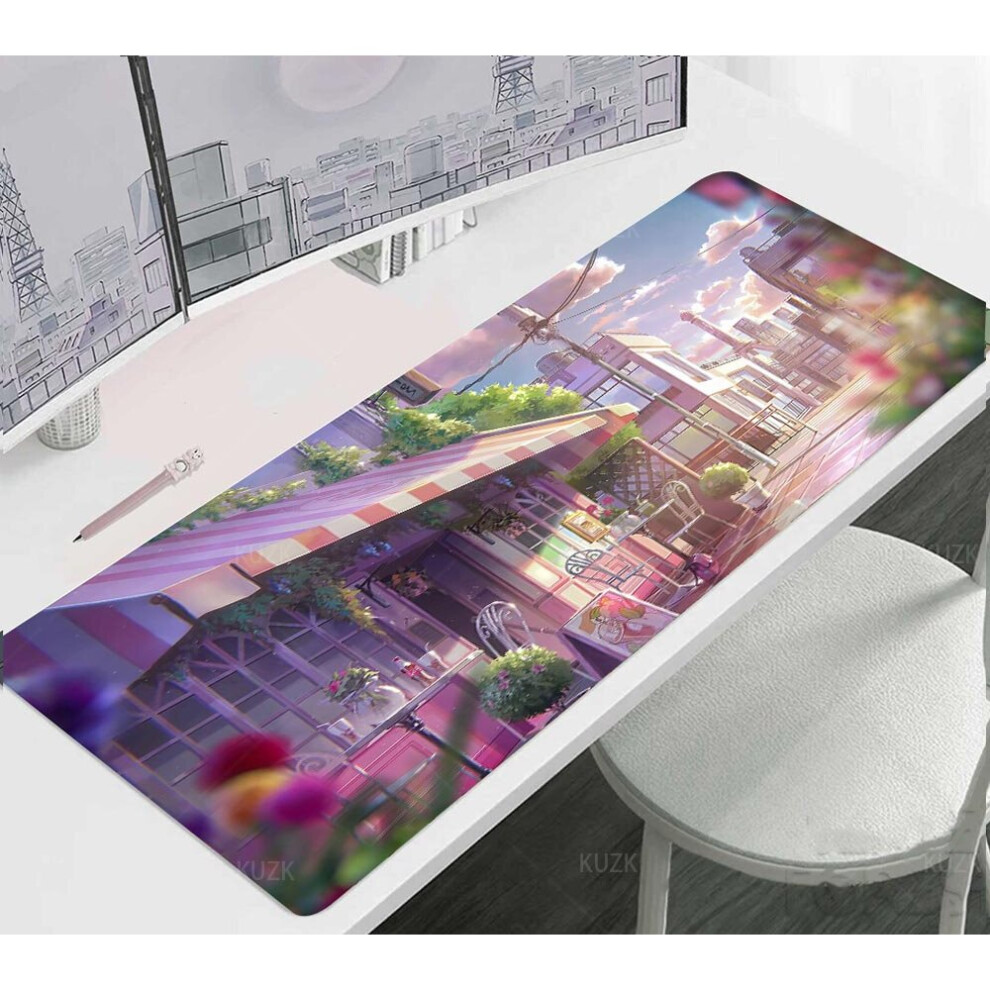 (A-Mp-018-2 400X800x2mm) Japanese Anime Cute Desk Mat Large Gaming Mouse Pad Large Keyboard Mat For Gamers Kawaii Desk Accessories Xxl Anime Mousepad 4855358041641