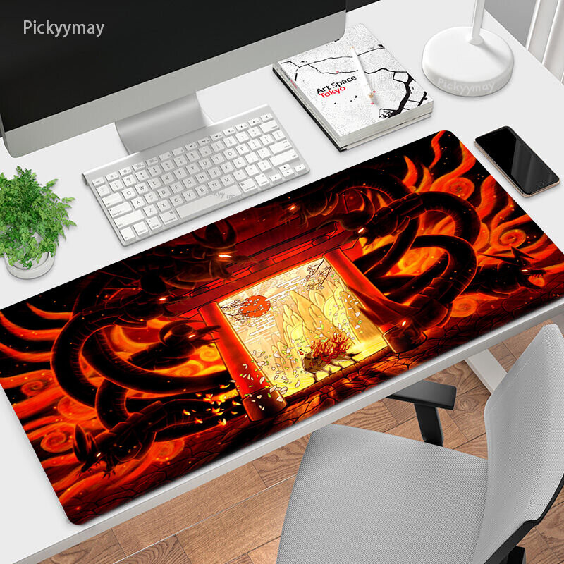 HOT)Okami Mouse Pad 900x400 PC Keyboard Deskpad Gaming Mousepad Rubber Mouse Mats XXL Computer