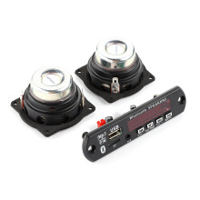 (a-speakers and amp) AIYIMA 2Pcs 2 Inch Full Range Speaker 4Ohm 20W MP3 Decoder Board USB TF AUX FM 30Wx2 Home Theater Hifi Stereo Power Amplifier
