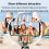 (a-Black) 3 in 1 Wireless Bluetooth Selfie Stick Foldable Mini Tripod Expandable Monopod with Remote Control for iPhone IOS Android 3