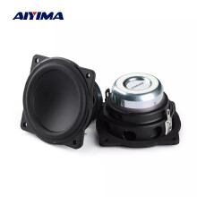(a-two speakers) AIYIMA 2Pcs 2 Inch Full Range Speaker 4Ohm 20W MP3 Decoder Board USB TF AUX FM 30Wx2 Home Theater Hifi Stereo Power Amplifier