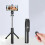 (a-White) 3 in 1 Wireless Bluetooth Selfie Stick Foldable Mini Tripod Expandable Monopod with Remote Control for iPhone IOS Android 2