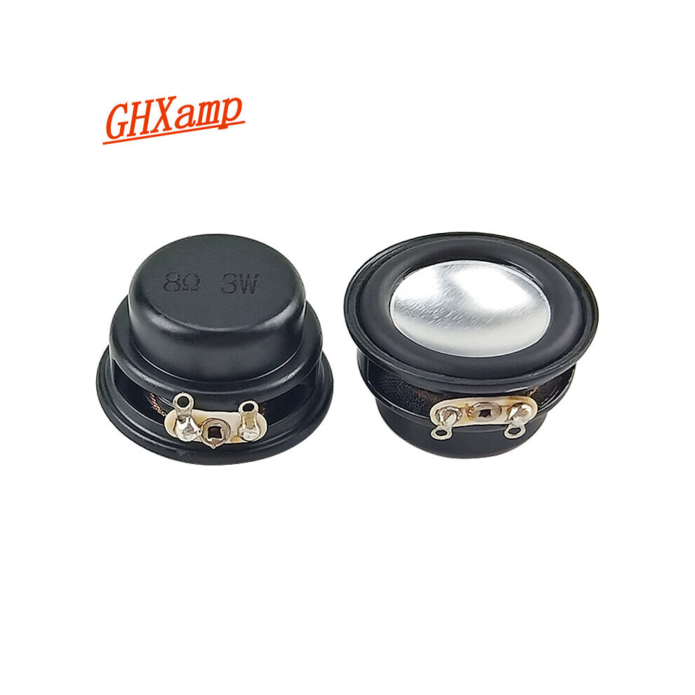 GHXAMP 1 Inch 31mm Full Range Speaker 8Ohm 3W Aluminum Film Rubber Edge Full Range Driver For Audio Parts Diy-image-OPC-PC2ZQSM-NEW
