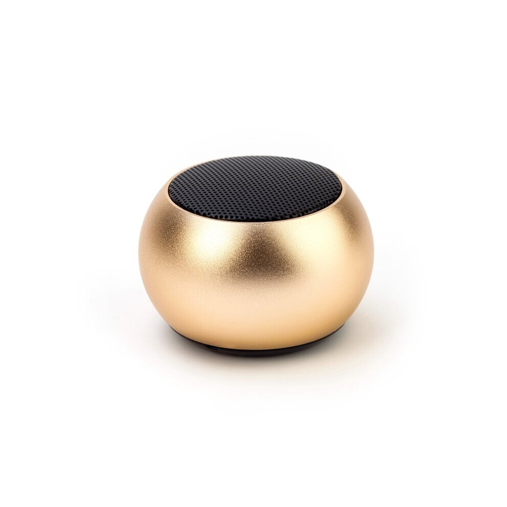(A-) Mini Tws Portable Bluetooth Speaker True Wireless Stereo Subwoofer Handsfree Loud Speaker With Mic Usb Chargeable Gold 4851195404045