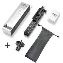 Lewinner Wireless Selfie-Stick Monopod Tripod S03 Bluetooth selfie stick for Huawei Xiaomi iPhone Gopro 7 6 5 Sports Action