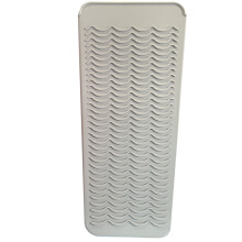 (a-Gray) Silicone Heat Resistant Travel Mat Pouch for Curling Iron Hair Straightener Multi-function Non-slip Flat Iron Hair Styling Tool