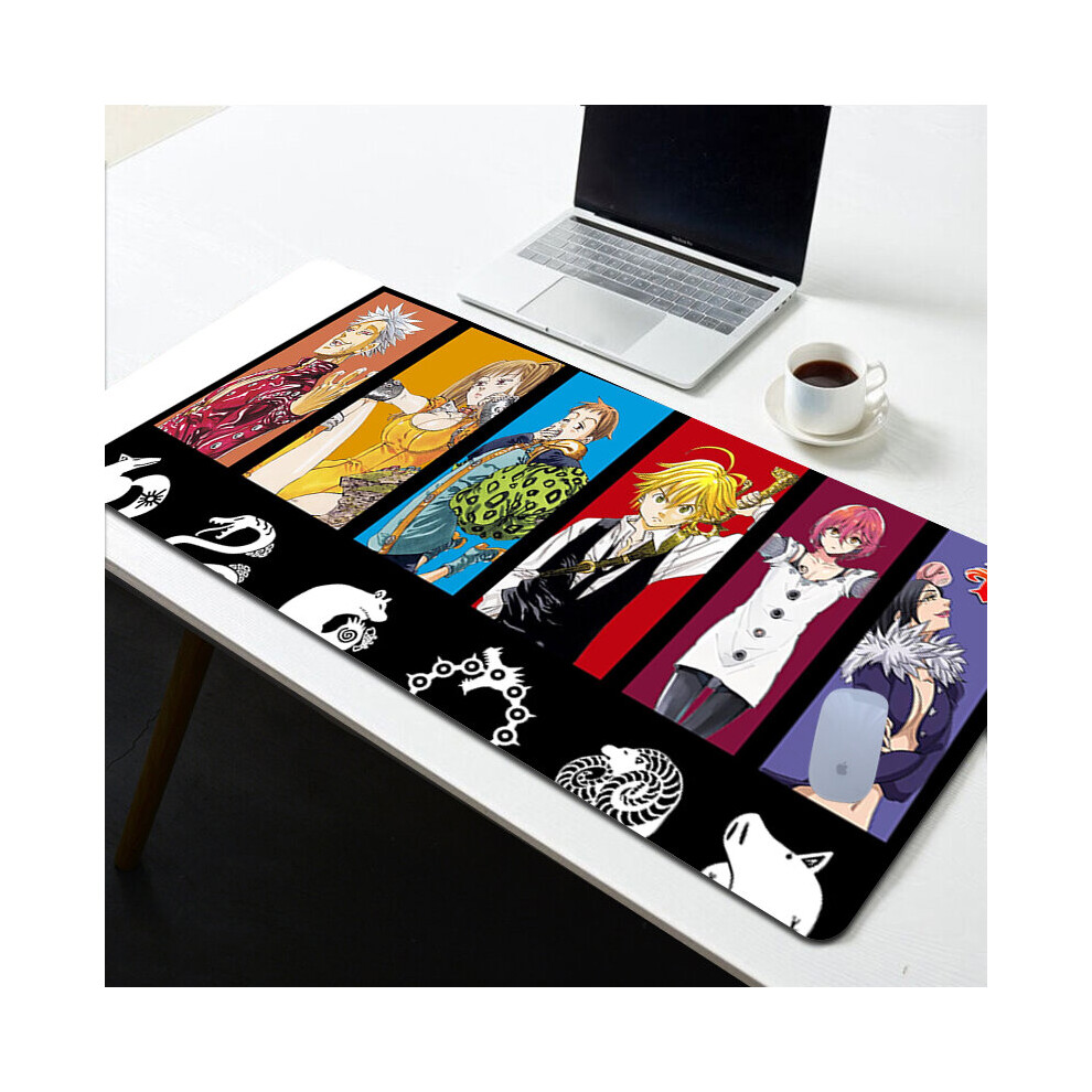 (A-Tt000151 400X800x2mm) The Seven Deadly Sins Rubber Mat Mouse Gamer Gaming Pc Accessories Deskmat Mause Pad Mausepad Mousepad Mats Keyboard Cabinet 4855357791943