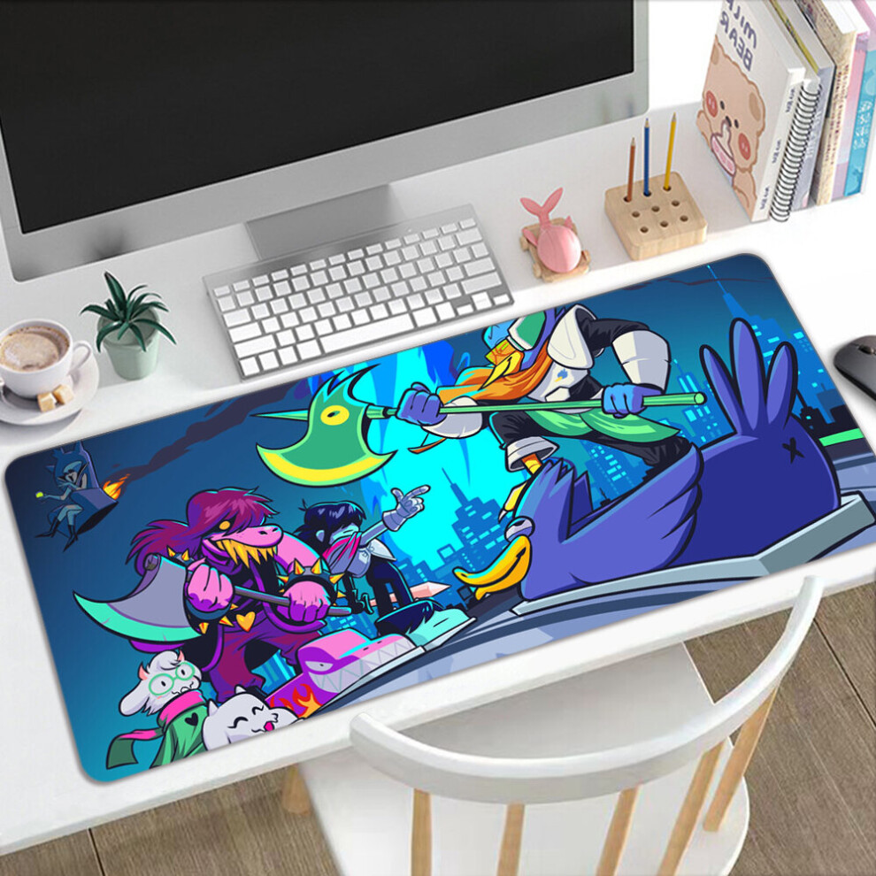 (A-A5 300X600x3mm) Deltarune Chapter 2 Spamton Mouse Pad Carpet Desk Computer Anime Table Mens Mousepad Pc Keyboard Mat Gamer Play Printing Gaming 4855357904749