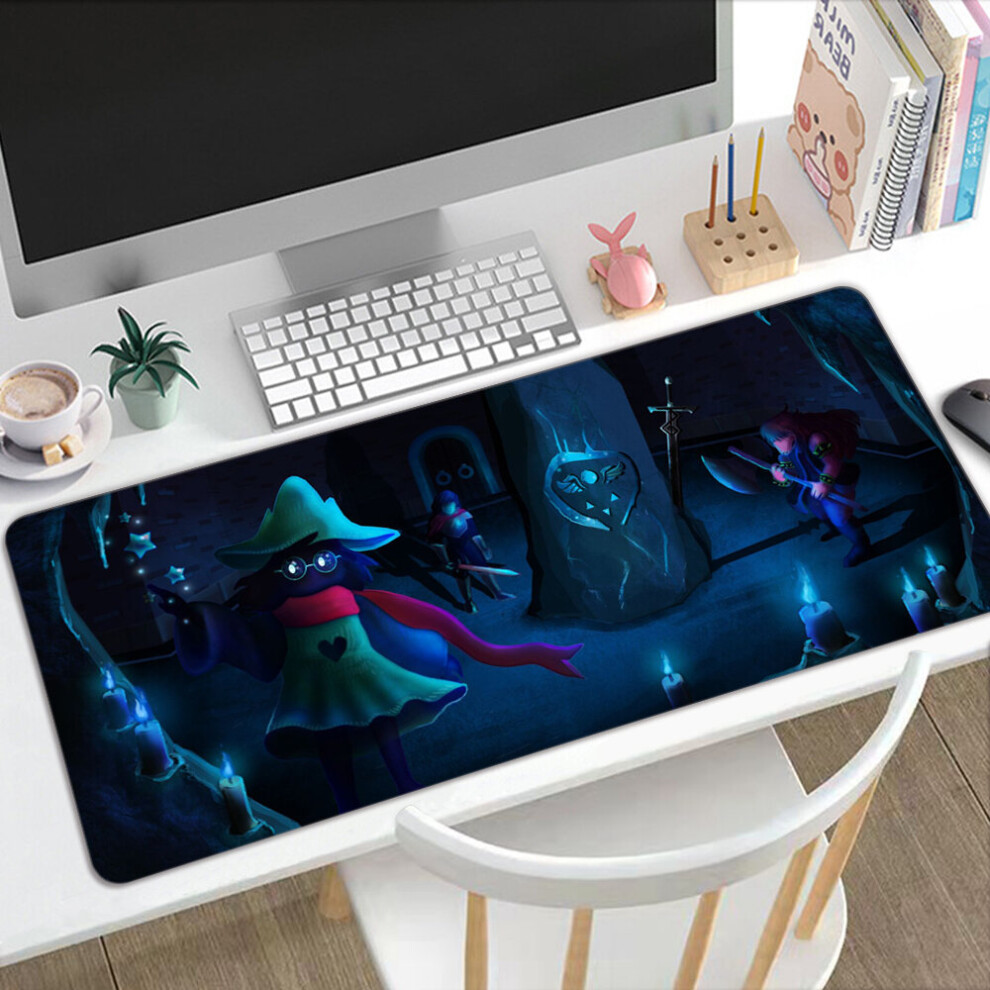 (A-A2 300X600x3mm) Deltarune Chapter 2 Spamton Mouse Pad Carpet Desk Computer Anime Table Mens Mousepad Pc Keyboard Mat Gamer Play Printing Gaming 4855357904442