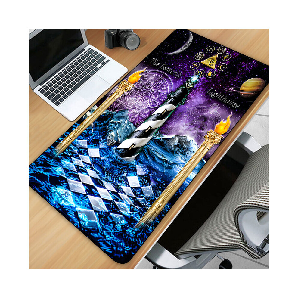 Photos - Other for Computer  Masonic Illuminati Art HD Printing XXL Mouse Pad Gamer Accessory Hot Large Computer Lock Edge K(a-LMP-013 size 290x250x2mm)