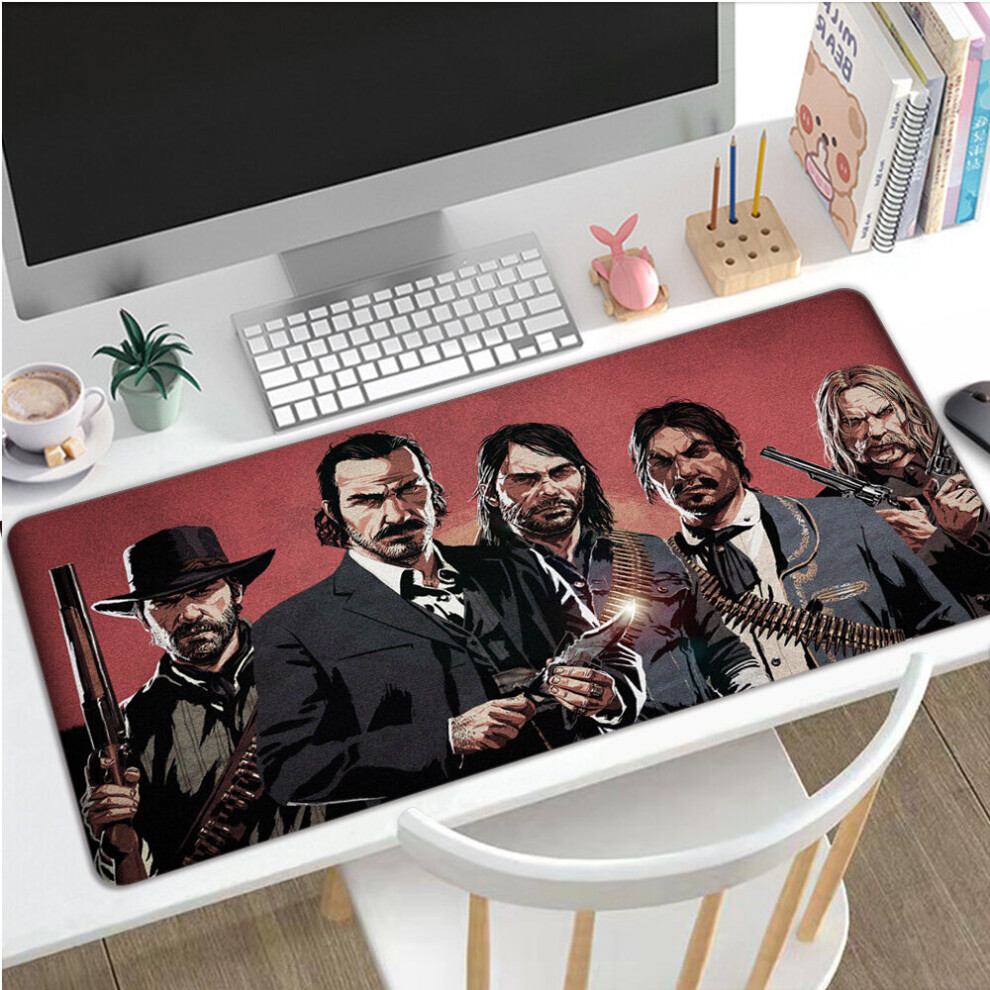(a-A12 180x220x2mm) Red Dead Redemption 2 Gaming Keyboard Mouse Pad Pc Gamer Girl Desk Mat Xxl Anime Cute Mausepad Computer Accessories Mousepad