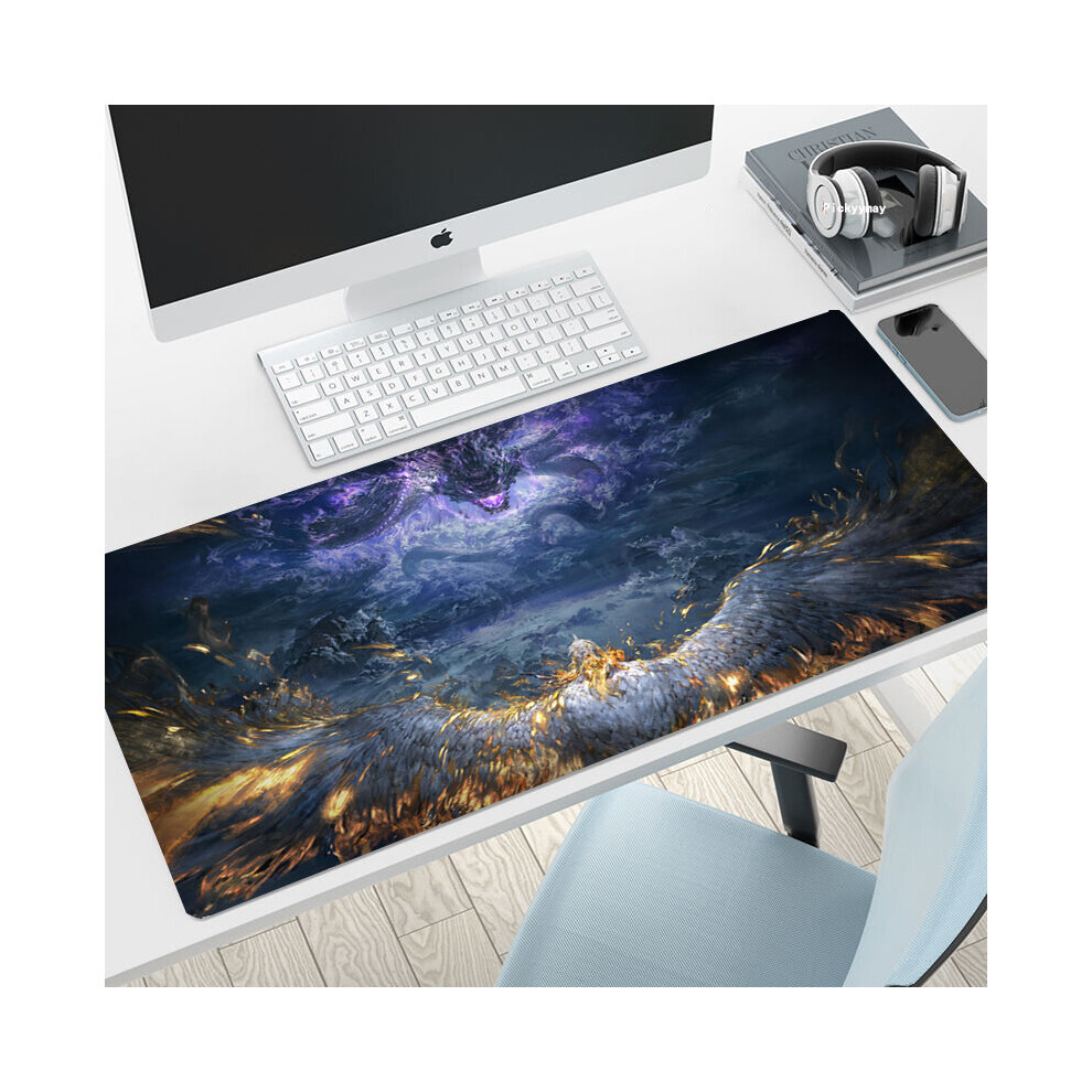 (A-Beast (1) 400X900x2mm) Oriental Beast Mouse Pad 900X400mm Pad Mouse Pc Game Carpert Computer Padmouse Micemat Gaming Mousepad Gamer Keyboard Mouse 4855357828137